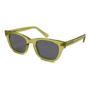 Newest Design Custom Eyewear Green Acetate Suqare Sunglasses Global Sunglasses Factory Outlet
