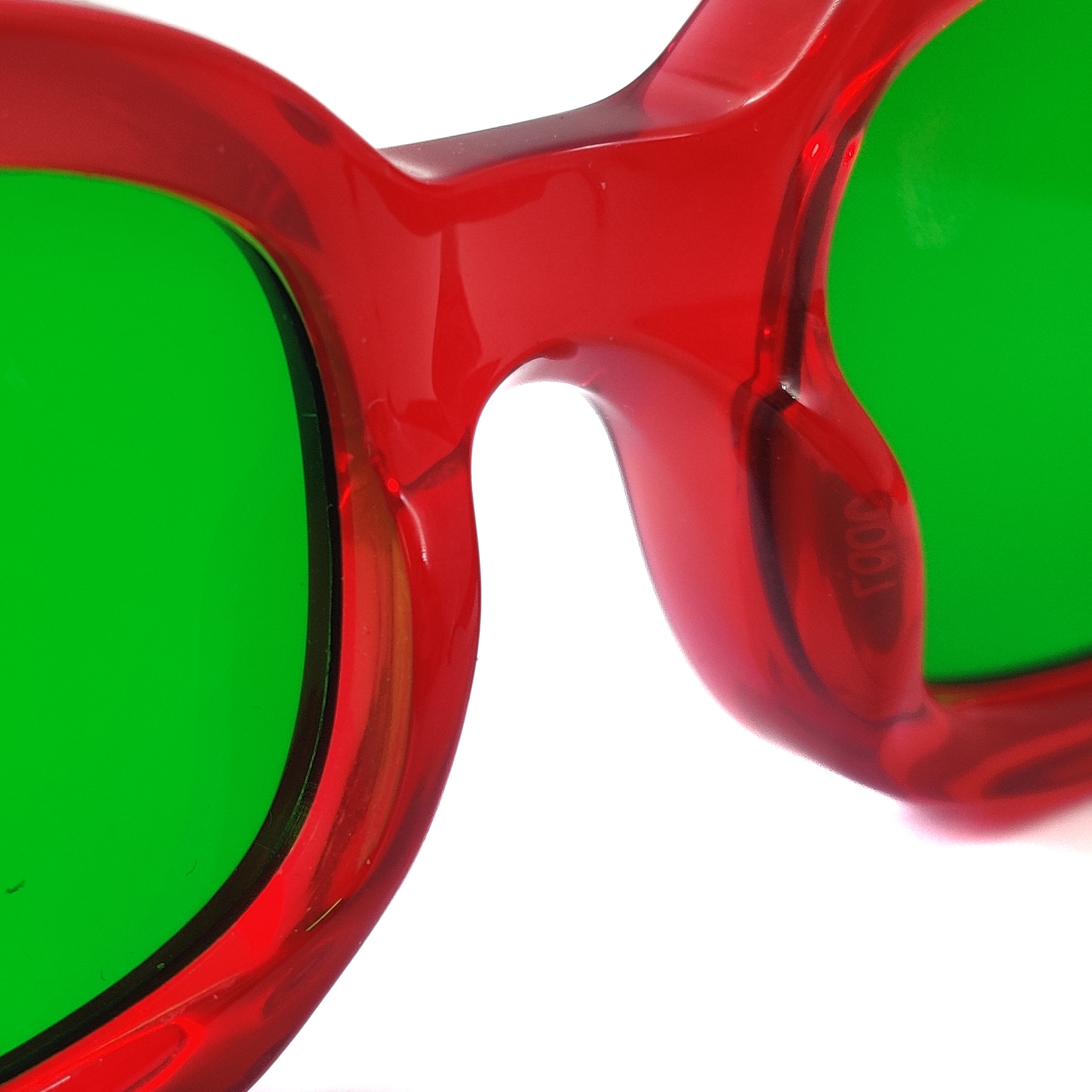 Red Acetate Frame Women Sunglasses Custom Branded Sunglasses Suppliers