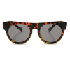 Tortoiseshell Acetate Sunglasses Customized Women Square Frame Oversize Best Sunglasses Manufacturer of Spectacle Frames