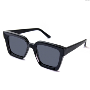 Black Square Acetate Fashion Custom Sun Glasses Factory Acetate Sunglasses Manufacturer