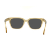 Square Transparent Orange Acetate Sunglasses Classic Luxury Sun Glasses Build Your Own Sunglasses Company