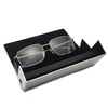 Silver aluminum alloy Soft Sunglasses Case high-end Women Glasses Case Men