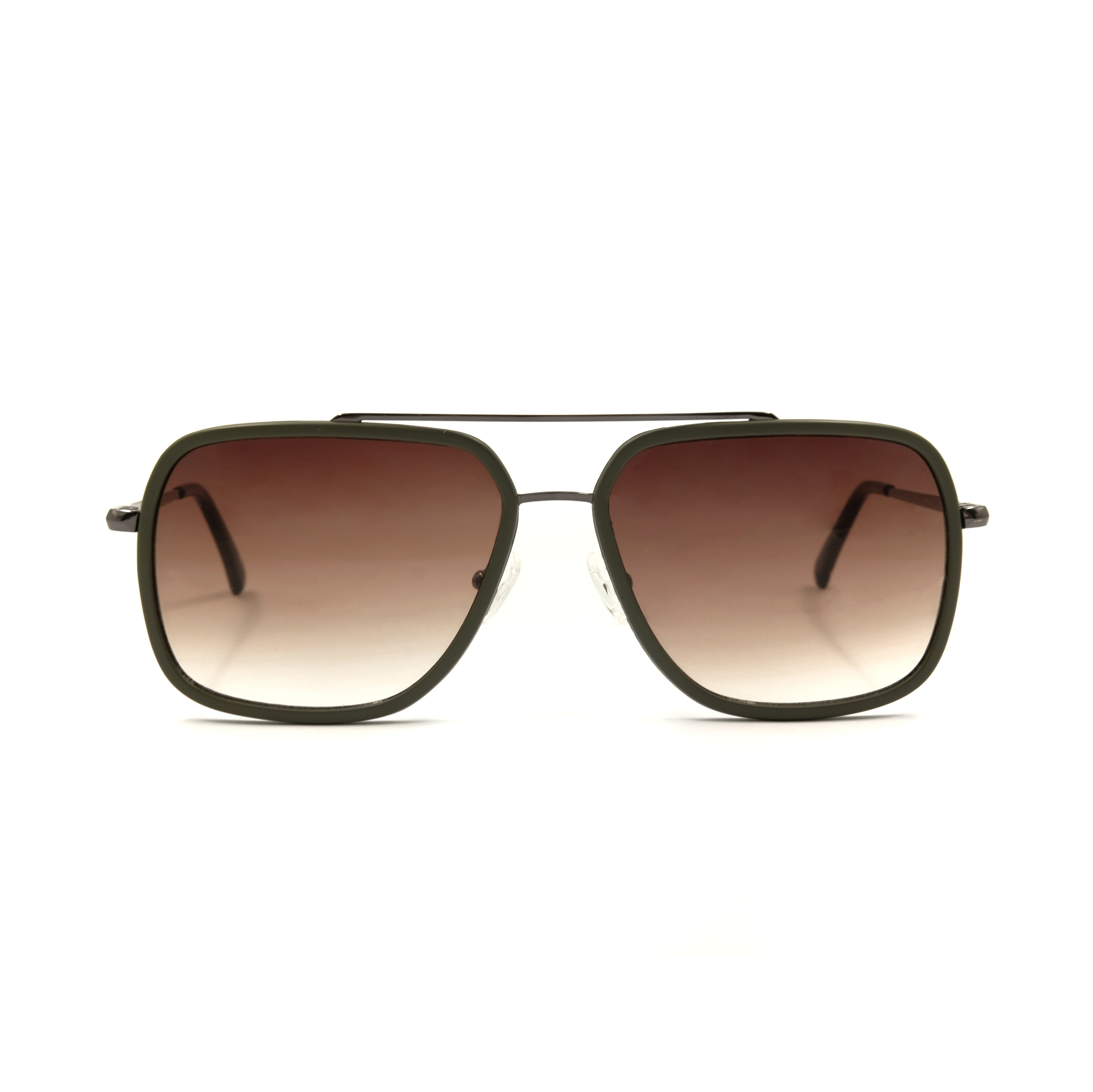 Metal Acetate Double Frame Coffee Gradient Lens Sunglasses Online Eyeglass Companies Spectacle Manufacturers