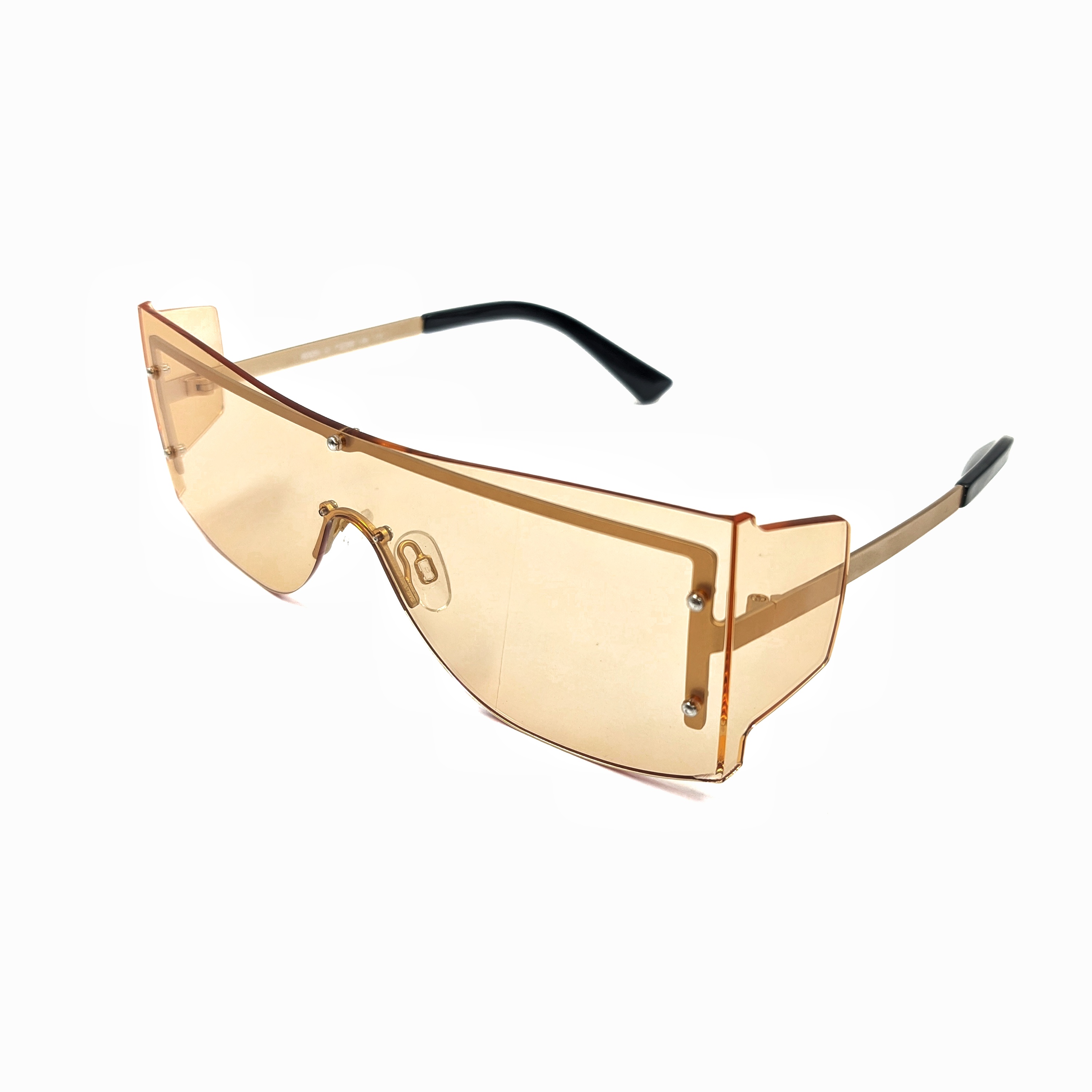big frame sunglasses 2021 women men designer inspired sunglasses shades Orange transparent UV400 new big square sunglasses