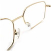 Gold Square Optical Glasses Custom Made Glasses Frames Bespoke Glasses Online