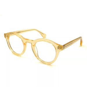 Transparent Yellow Acetate Optical Frames Gensun Eyewear Frames Spectacles Factory Eyeglass Outlet