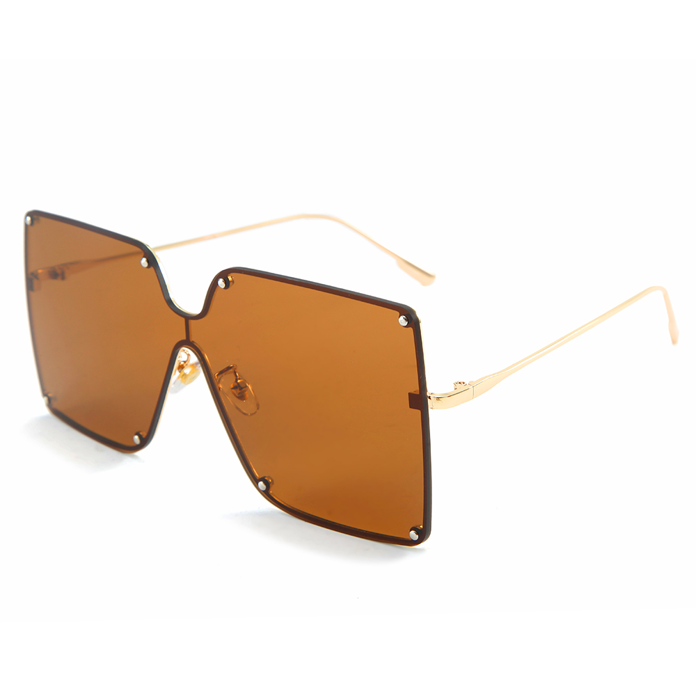 RTS Big frame Oversized Custom sunglasses mens river one pieces Fashion Women Sun Glasses river Sunglasses 2021 mens shades