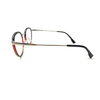 Double Eyeglasses Frames Round Golden Optical Glasses Frame